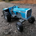 Landini 8500 Tractor 1/16 (Light Blue) - Tough Metal Toys - Image 2