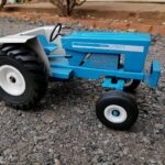 Ford 6600 Tractor 1/16 (Light Blue) - Tough Metal Toys - Image 3