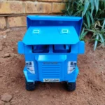 Tipper Truck 1/16 (Light Blue) - Tough Metal Toys - Image 2