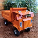 Tipper Truck 1/16 (Orange) - Tough Metal Toys - Image 3