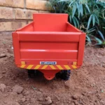Tipper Truck 1/16 (Red) - Tough Metal Toys - Image 3