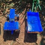 New Holland Tractor & Trailer 1/32 (Darkblue) - Tough Metal Toys - Image 2