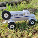 Casspir Vehicle toy in grasslands